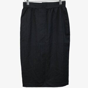 Thierry Mugler Vintage Black Wool Pencil Skirt